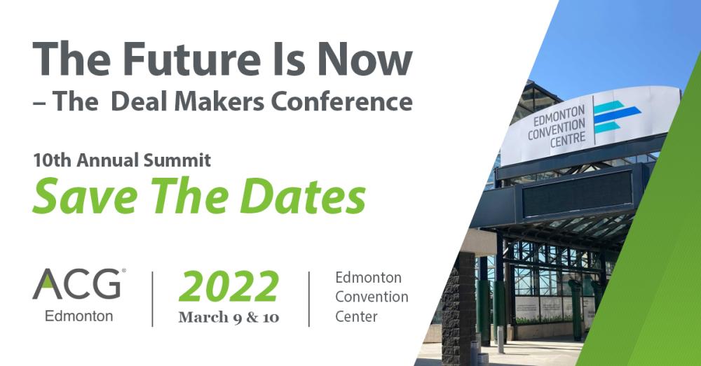 ACG Edmonton Corporate Growth Summit 2022 ACG Edmonton